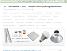 Tablet Screenshot of led-grosshandel.com
